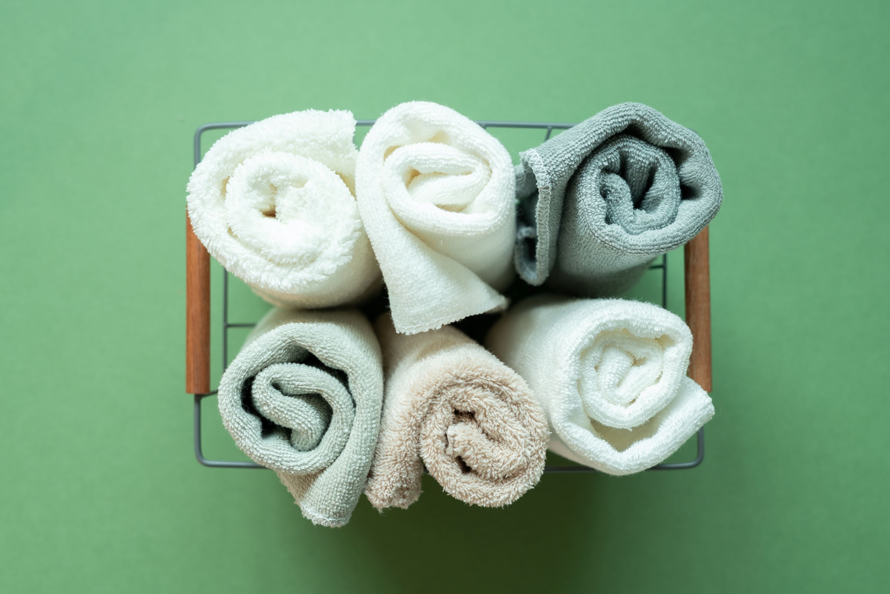 Rolled Towels Shutterstock 2284159275